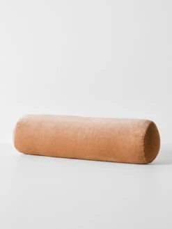 Luxury Velvet Bolster - Hazelnut