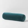 Luxury Velvet Bolster - Indian Teal -Best Home luxury velvet bolster indian teal 1