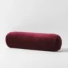 Luxury Velvet Bolster - Merlot -Best Home luxury velvet bolster merlot