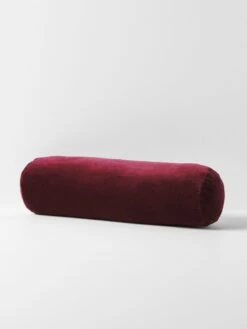 Luxury Velvet Bolster - Merlot