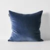 Luxury Velvet Cushion - Bijou Blue -Best Home luxury velvet cushion bijou blue