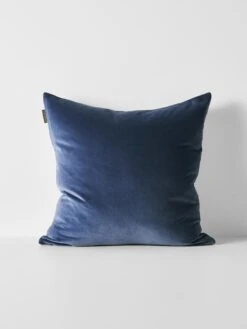 Luxury Velvet Cushion - Bijou Blue