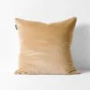 Luxury Velvet Cushion - Cashew