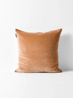 Luxury Velvet Cushion - Hazelnut