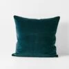 Luxury Velvet Cushion - Indian Teal -Best Home luxury velvet cushion indian teal