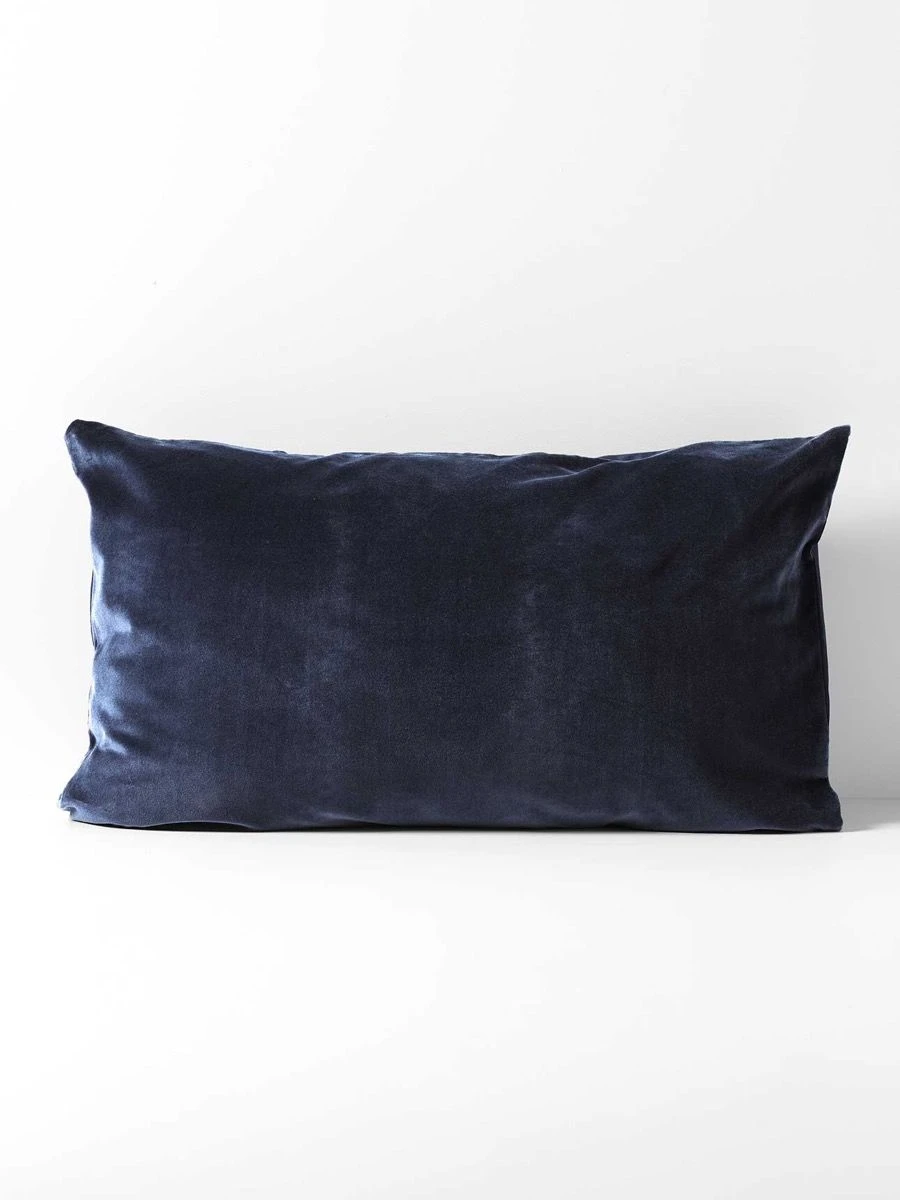 Luxury Velvet Standard Pillowcase - Slate 3 Luxury Velvet Standard Pillowcase - Slate