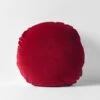 Luxury Velvet 55cm Round Cushion - Auburn 1 Luxury Velvet 55cm Round Cushion - Auburn -Best Home luxury velvet round cushion auburn
