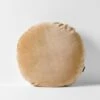 Luxury Velvet 55cm Round Cushion - Cashew -Best Home luxury velvet round cushion cashew