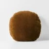 Luxury Velvet 55cm Round Cushion - Tobacco 1 Luxury Velvet 55cm Round Cushion - Tobacco -Best Home luxury velvet round cushion tobacco