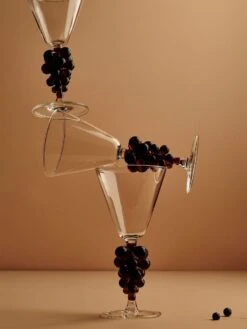 Bordeaux Wine Glass Set - Clear -Best Home maison balzac bordeaux wine glasses clear amber 4 1