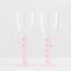 Palmier Wine Glass Set In Pink By Catherine Martin 2 Palmier Wine Glass Set In Pink By Catherine Martin -Best Home maison balzac catherine martin palmier wine glasses pink clear 1