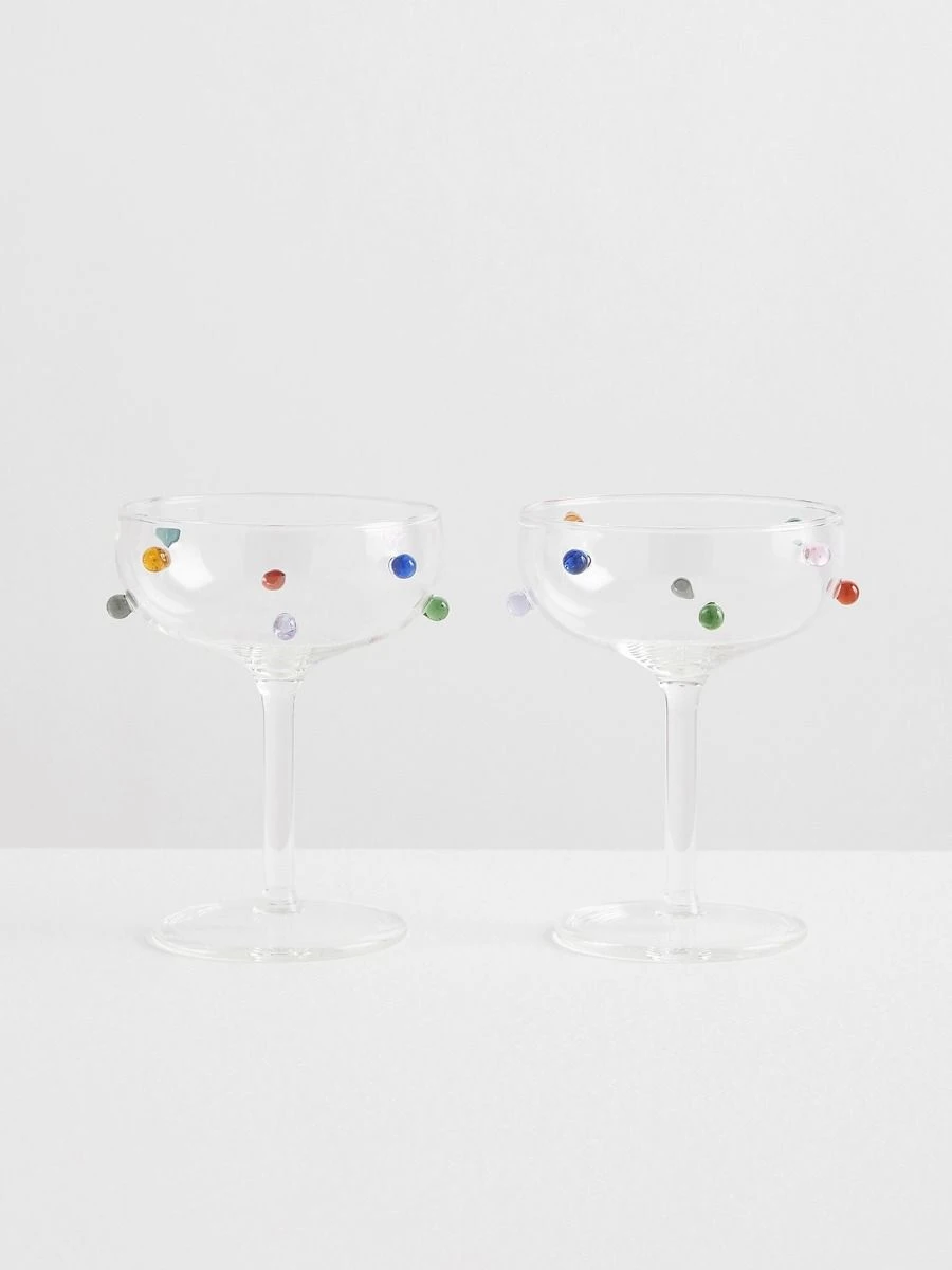 Pomponette Coupe Set - Clear 3 Pomponette Coupe Set - Clear