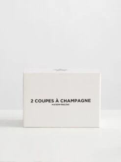 Pomponette Coupe Set - Clear 13 Pomponette Coupe Set - Clear -Best Home maison balzac champagne coupes packaging 1