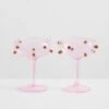 Pomponette Coupe Set - Pink 2 Pomponette Coupe Set - Pink -Best Home maison balzac champagne coupes pink 1 1 1