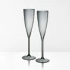 Champagne Flutes Set Of 2 - Smoke -Best Home maison balzac champagne flute smoke