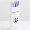 Chandelles 4Pk Tapered Candles - Bleuet -Best Home maison balzac chandelles tapered candles bleuet 1
