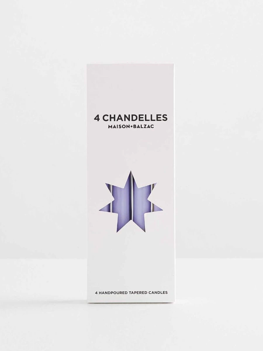 Chandelles 4Pk Tapered Candles - Bleuet 5 Chandelles 4Pk Tapered Candles - Bleuet - Image 3