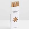 Chandelles 4Pk Tapered Candles - Caramel