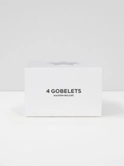 Glasses Set Of 4 - Amber 10 Glasses Set Of 4 - Amber -Best Home maison balzac goblet box 1