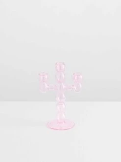 Grand Volute Candle Holder - Pink -Best Home maison balzac grande volute candleholder pink 3