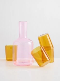 J'ai Soif XL Carafe - Pink -Best Home maison balzac j ai soif carafe xl pink 3