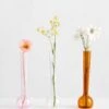Margot Vase Trio - Amber/Pink/Clear -Best Home maison balzac margot vase trio amber pink clear 1