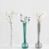Margot Vase Trio - Smoke/Teal/Clear 2 Margot Vase Trio - Smoke/Teal/Clear -Best Home maison balzac margot vase trio smoke teal clear 1