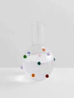Pomponette Carafe 9 Pomponette Carafe -Best Home maison balzac pomponette carafe clear multi 2