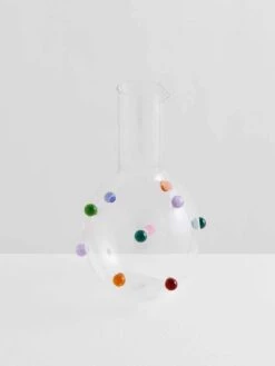 Pomponette Carafe 7 Pomponette Carafe -Best Home maison balzac pomponette carafe clear multi 3