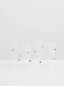 Pomponette Goblet Set - Clear