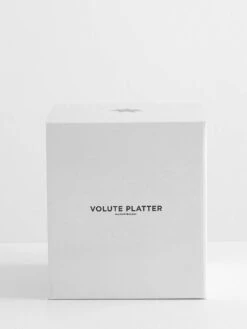 Volute Platter - Amber -Best Home maison balzac volute platter serviteur muet packaging 1 2