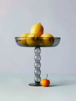 Volute Platter - Smoke -Best Home maison balzac volute platter smoke 3