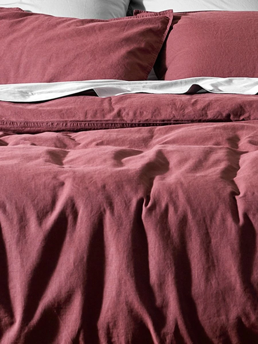 Maison Vintage Quilt Cover - Syrah 4 Maison Vintage Quilt Cover - Syrah - Image 2