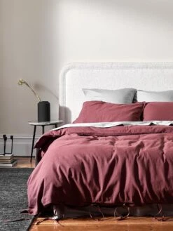 Maison Vintage Quilt Cover - Syrah 9 Maison Vintage Quilt Cover - Syrah -Best Home maison vintage bedlinen syrah 5