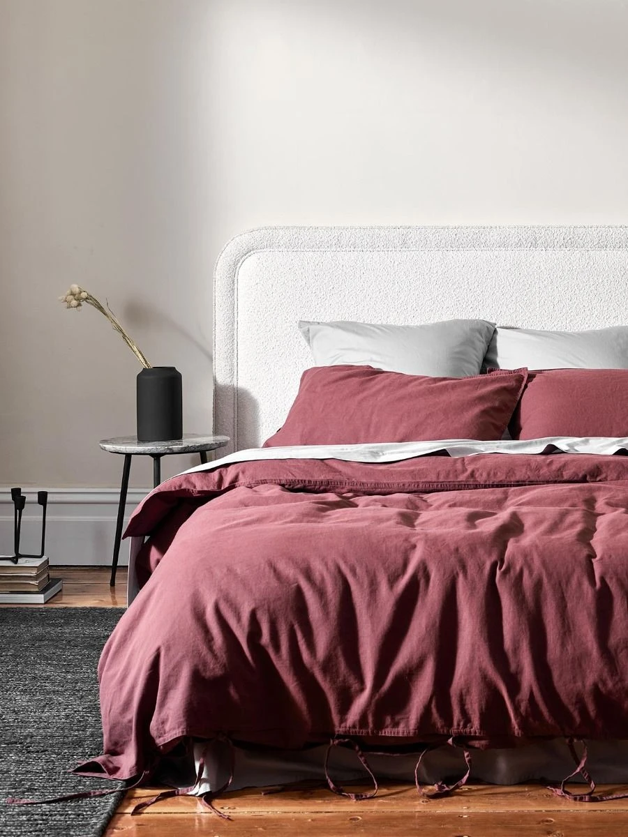 Maison Vintage Quilt Cover - Syrah 6 Maison Vintage Quilt Cover - Syrah - Image 4