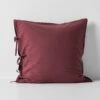 Maison Vintage European Pillowcase - Syrah -Best Home maison vintage euro syrah