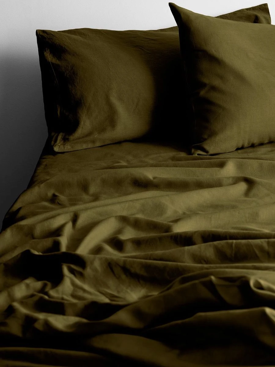 Maison Vintage Sheet Set - Khaki - Image 2
