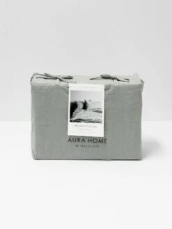 Maison Vintage Sheet Set - Limestone -Best Home maison vintage sheets limestone bag