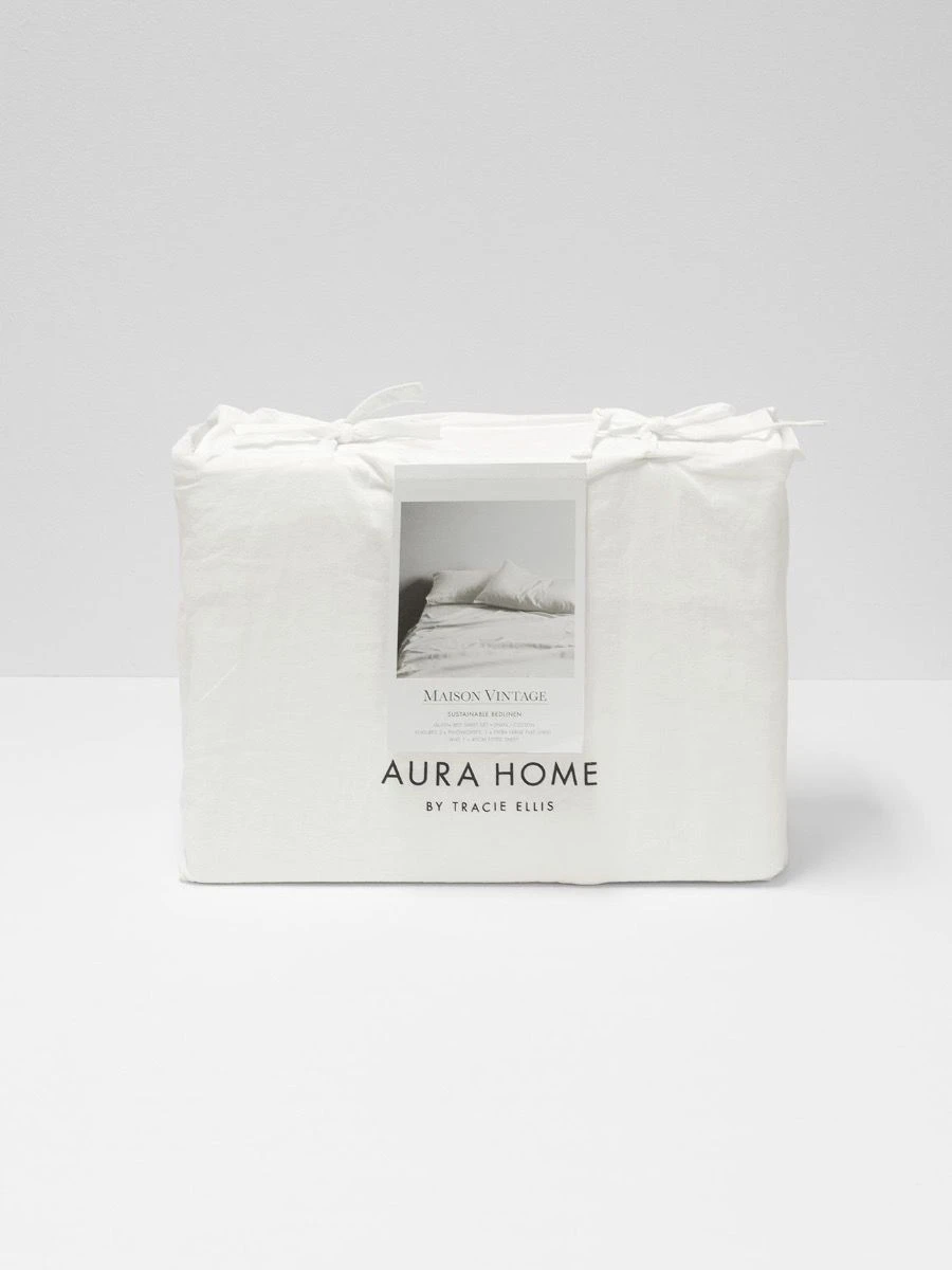Maison Vintage Sheet Set - White - Image 5