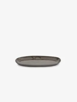 Cloud Medium Oval Platter - Charcoal