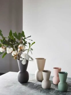 Cloud Large Bell Vase - Moss -Best Home marmoset found moss bell vases 1 1