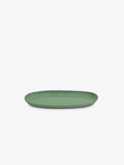 Cloud Medium Oval Platter - Moss
