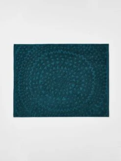 Maya Bath Towel Set - Indian Teal -Best Home maya bath matt fig indian teal 1