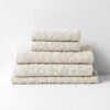 Maya Bath Towel Set - Sand -Best Home maya towel stack sand 1