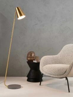 Arlen Floor Lamp - Brass -Best Home mayfield arlen floor lamp brass grey 4