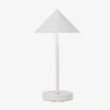 Floris Portable Desk Lamp - White -Best Home mayfield floris desk lamp white satin 1