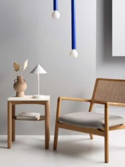 Floris Portable Desk Lamp - White -Best Home mayfield floris desk lamp white satin 5