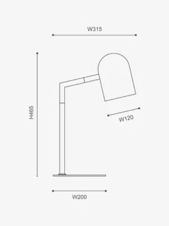 Pia Desk Lamp - Brass 9 Pia Desk Lamp - Brass -Best Home mayfield pia desk lamp dimensions 2