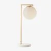 Remi Table Lamp - Brass Marble -Best Home mayfield remi desk lamp 1
