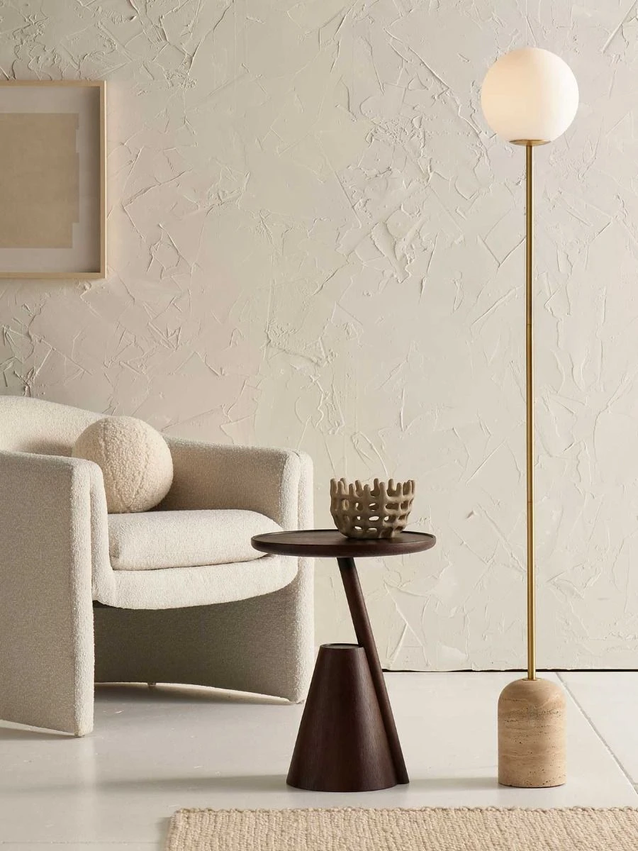 Soren Floor Lamp - Travertine 5 Soren Floor Lamp - Travertine - Image 3
